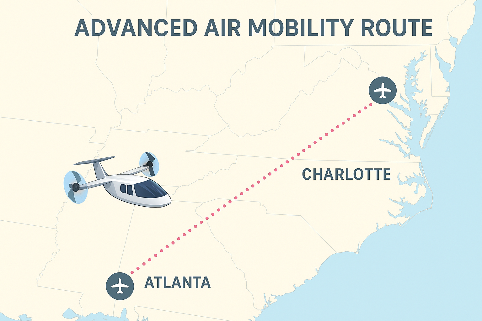 Charlotte-Atlanta AAM Corridor: A Template for America's Low-Altitude Economy Strategy